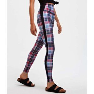 Splits59 Plaid Leggings - Red, Blue, Black